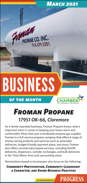 business of the month